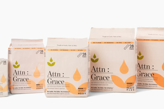 Attn: Grace pad packs in a line