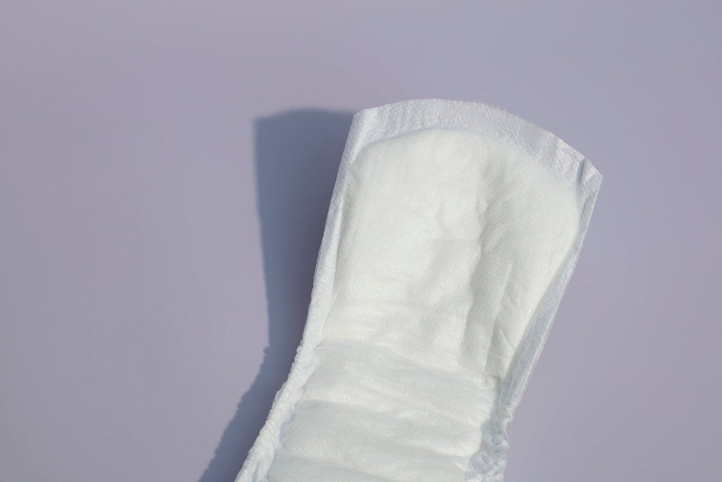 close up of attn: grace bladder leak pad