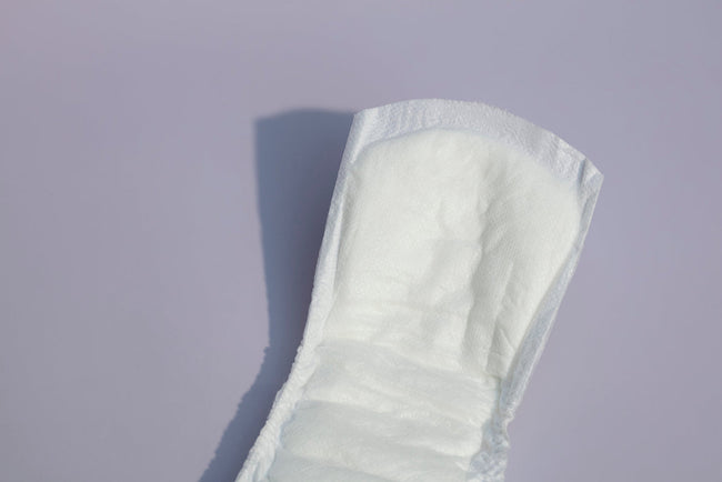 close up of attn: grace bladder leak pad