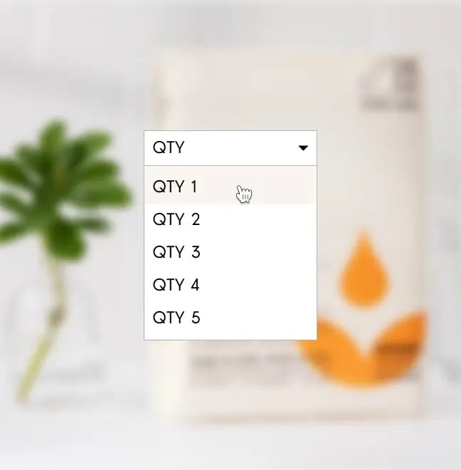 Select your desired quantity