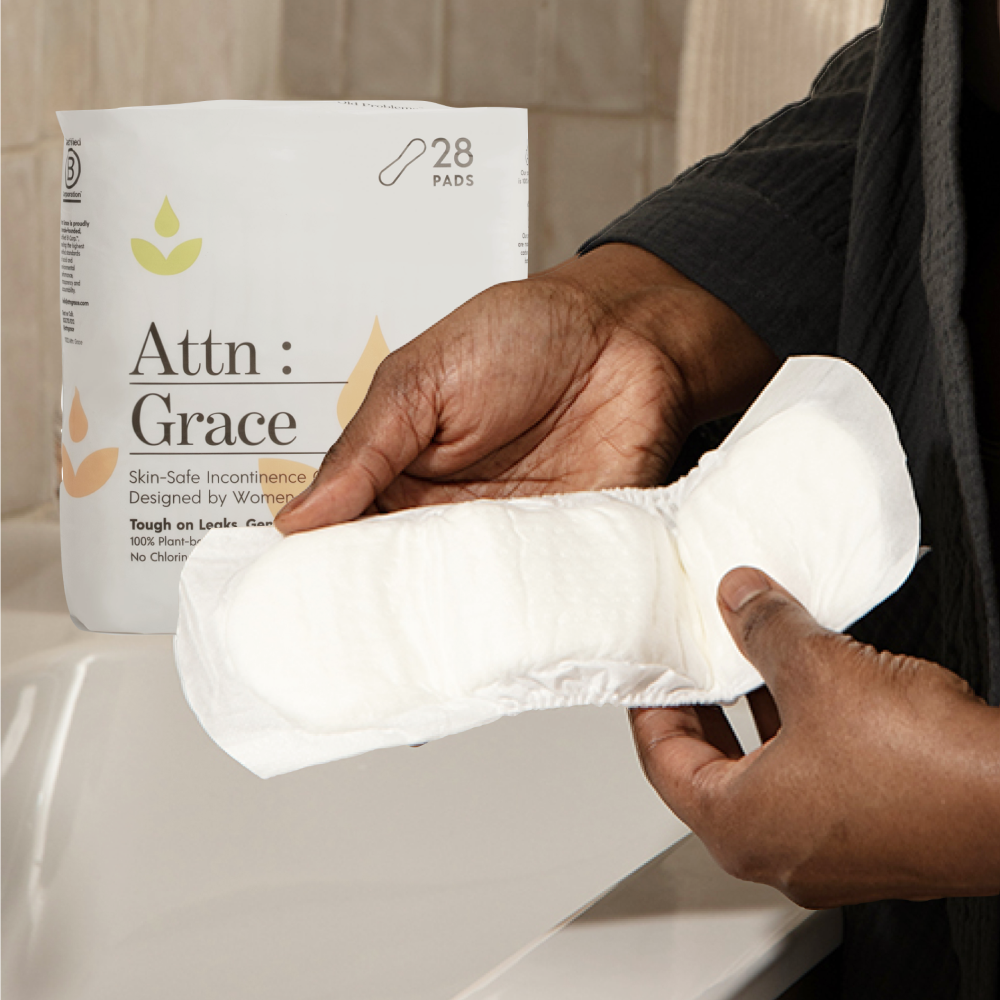  Attn: Grace Panty Liners for Women - 46 Liners – for Light Urinary  Incontinence, Bladder Leakage or Postpartum - 100% Breathable & Plant-Based  Materials Active Odor Control - Free from Harsh